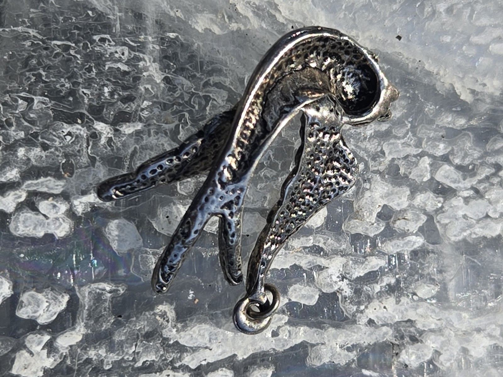 Sterling Silver Bird Pendant