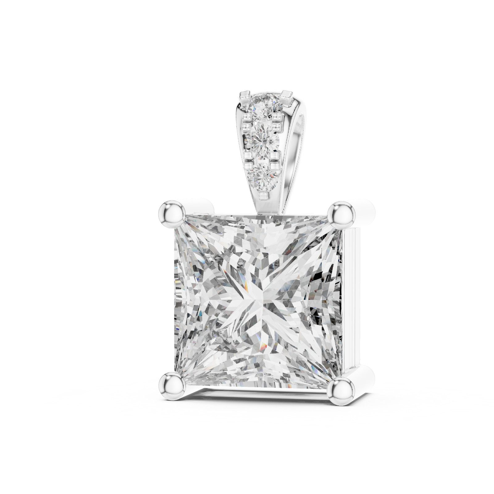 Fine Lab Grown Diamond Pendant Necklace for Women | IGI Certified | Timeless Lux