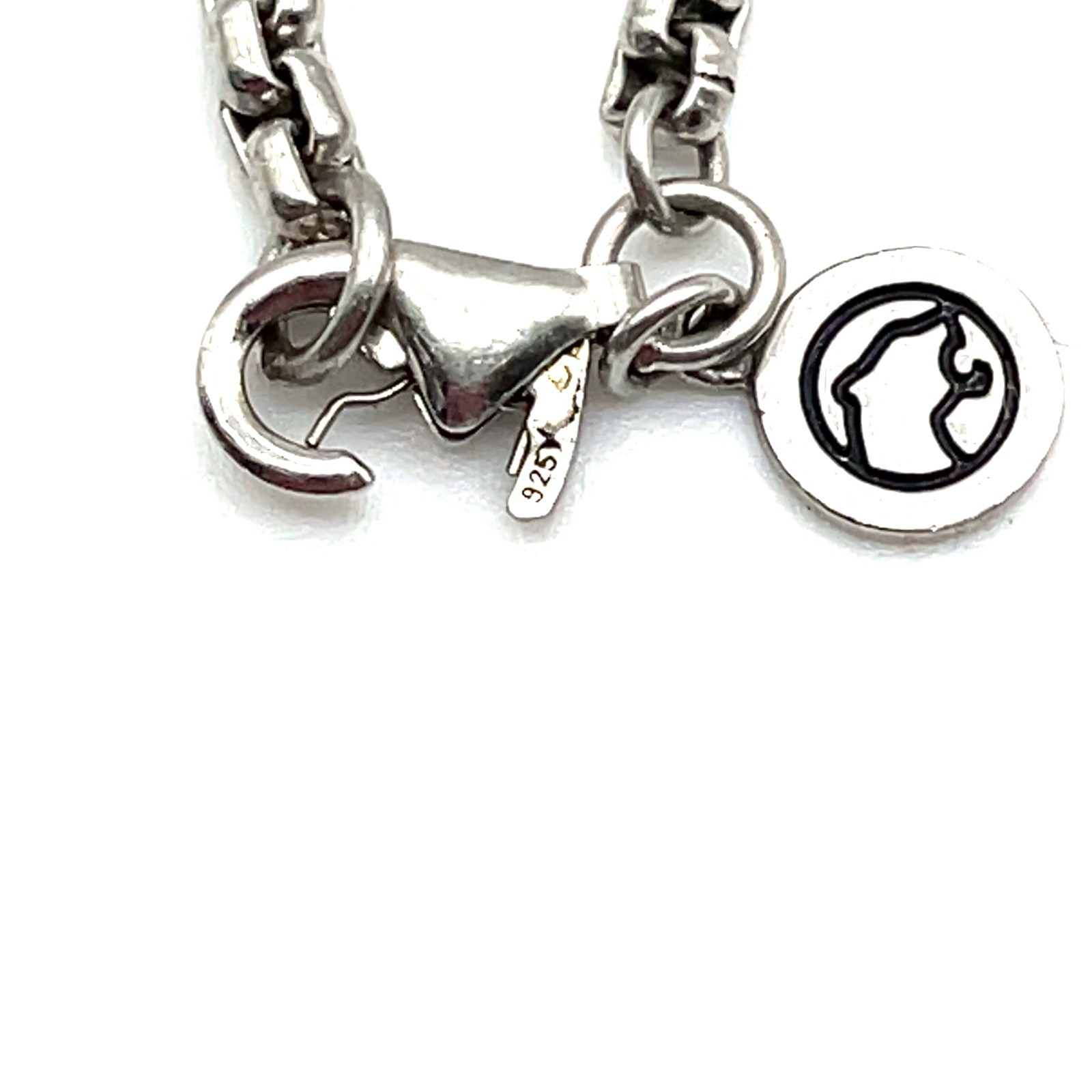Effy Sterling Silver Box Chain Necklace 21in Broken Clasp – V017