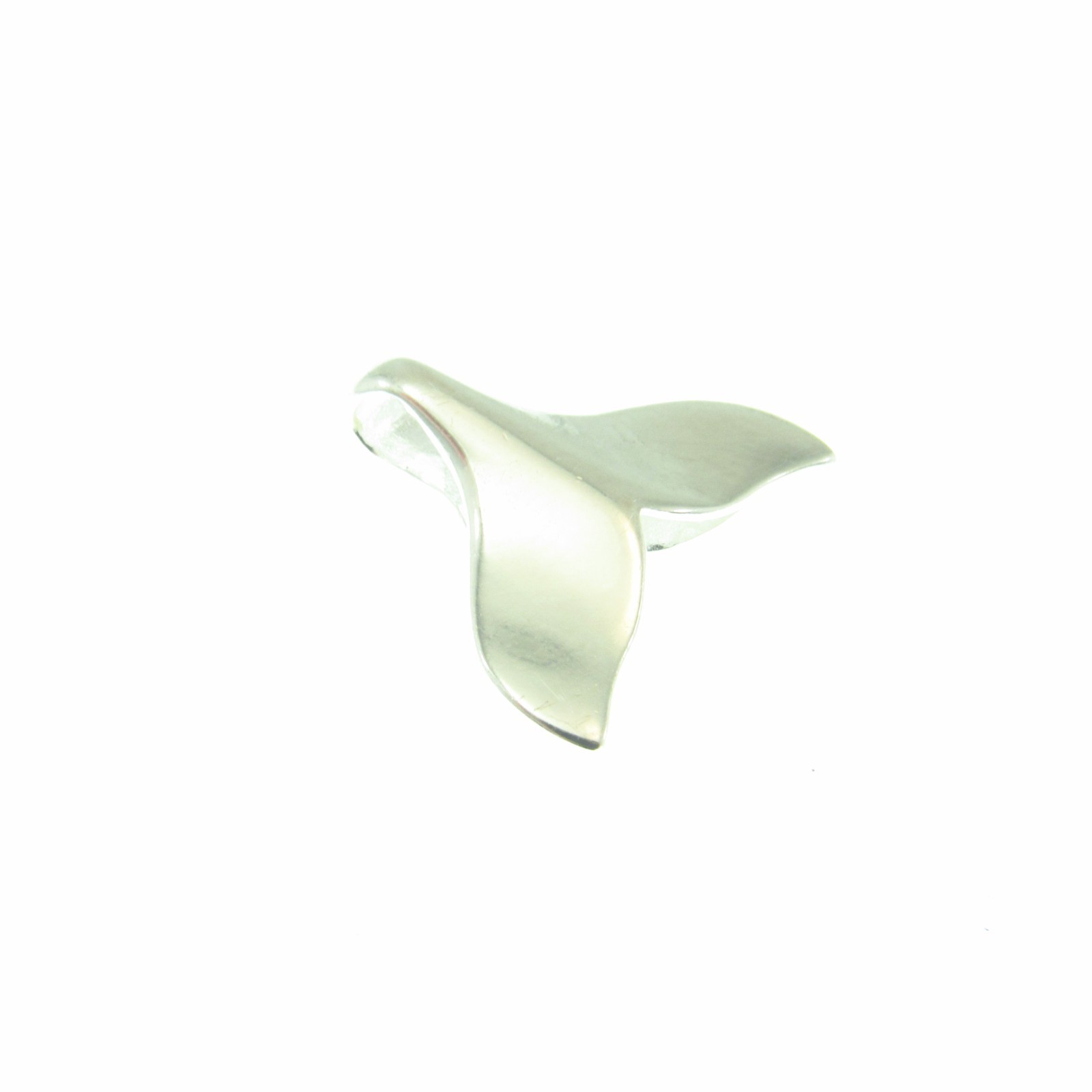 Small Solid 925 Sterling Silver Whale Tail Slide Pendant – Ocean Lover’s Jewelry