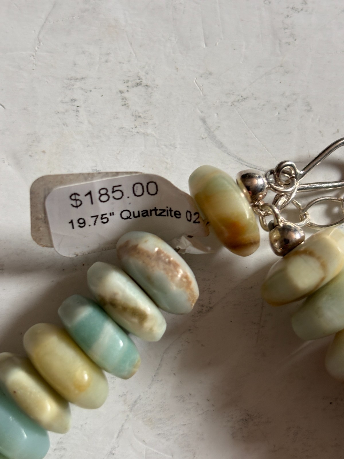 Multicolor Freeform Quartzite Graduated Necklace J King Design 19.75” Qnty 1