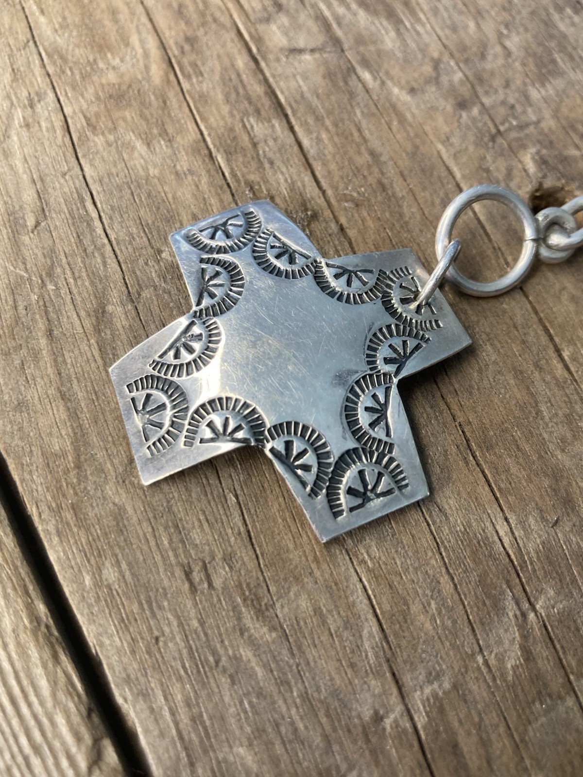 Vintage Silpada Sterling Silver Virtuosity Cross Toggle Necklace – 1.34Ounces