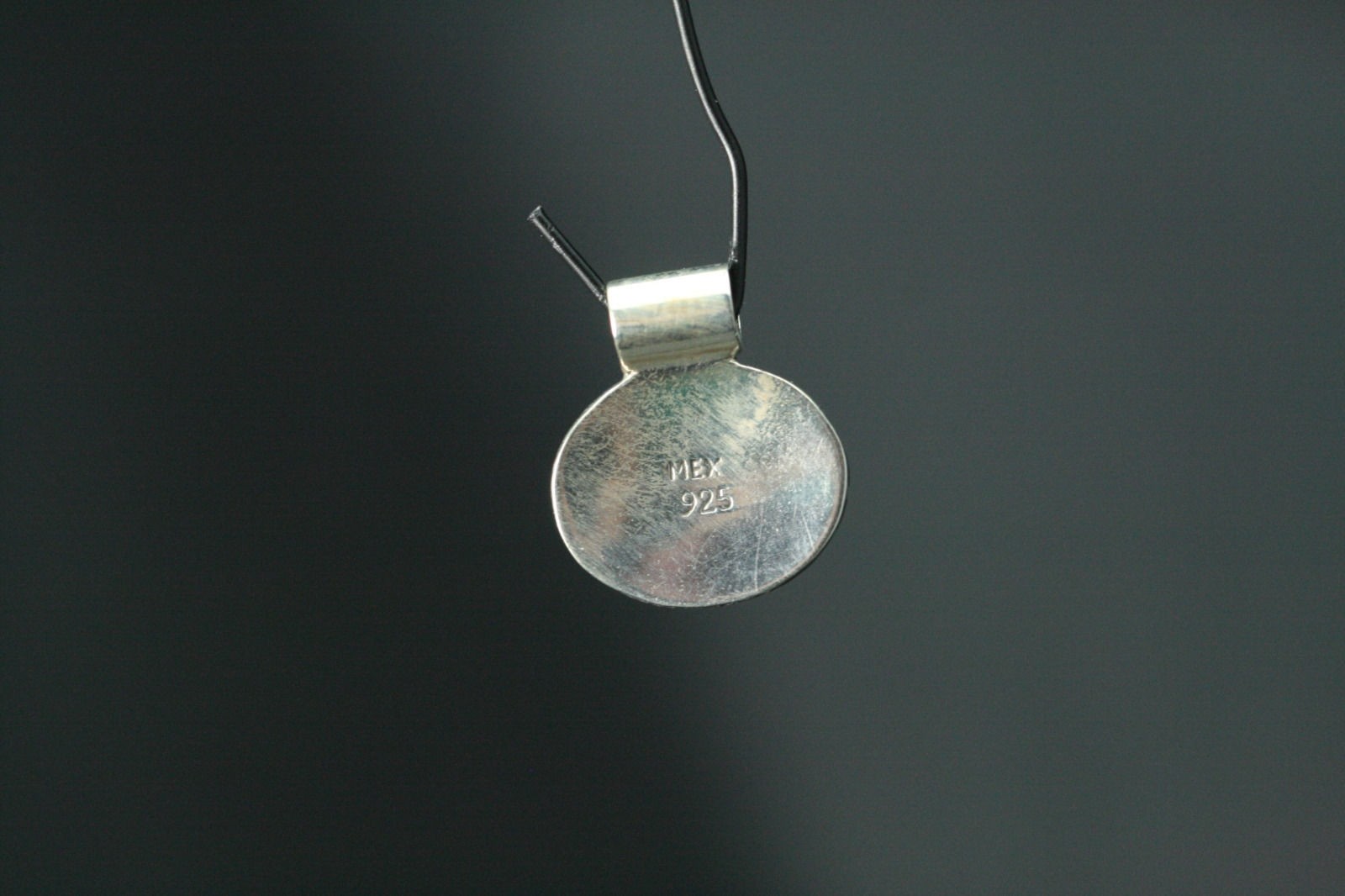 Great value A 925 Sterling Silver Oval Engrave-able Slider Pendant (PEN1984)