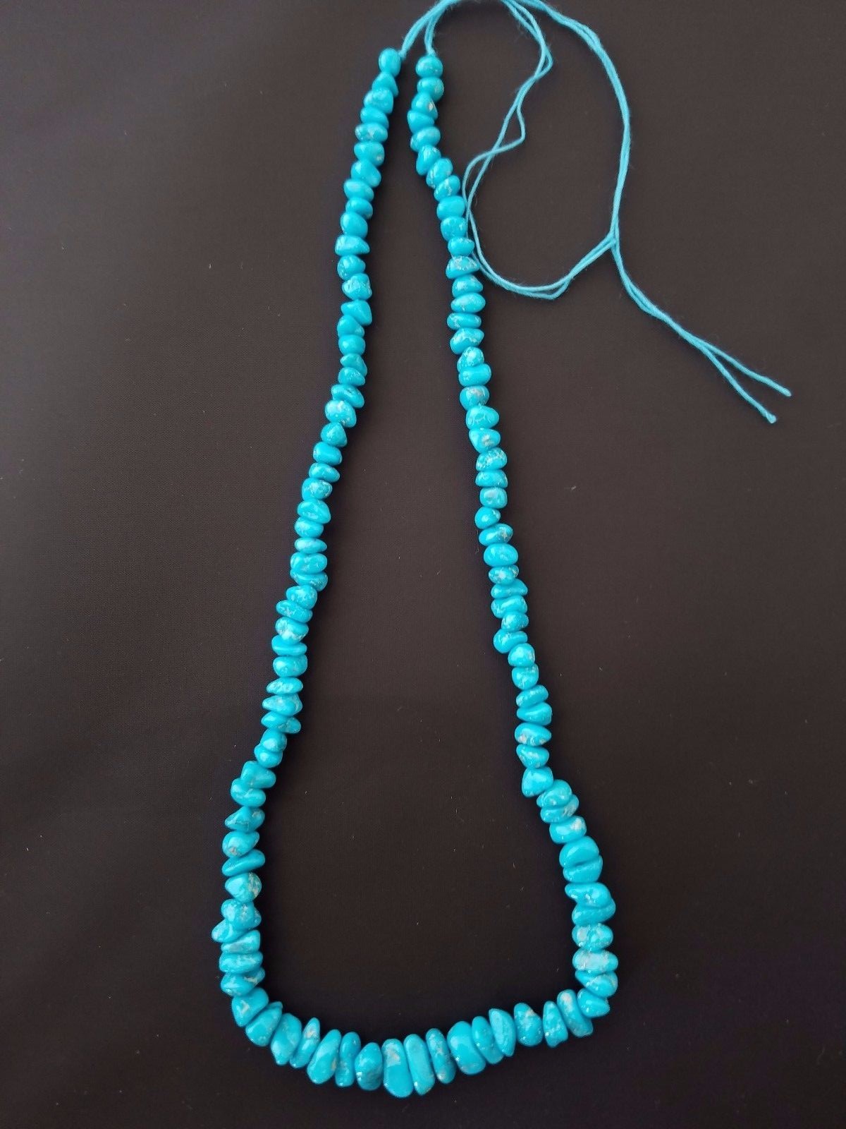 One Strand 100% Natural Sleeping Beauty Turquoise Beads 5-10mm