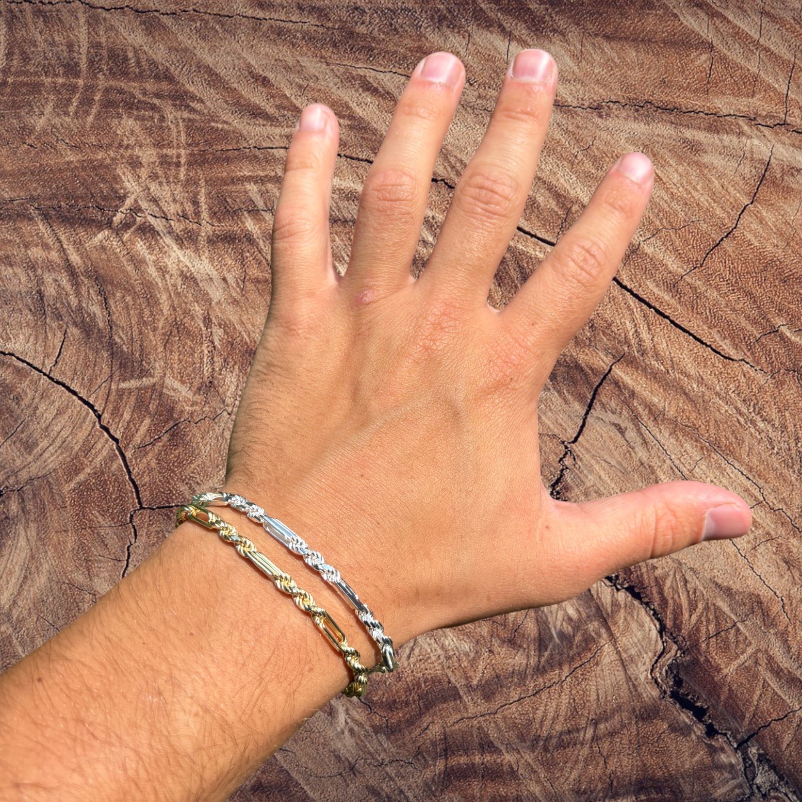 4mm Figarope Milano Bracelet – Solid 925 Sterling Silver Or 14k Gold Vermeil
