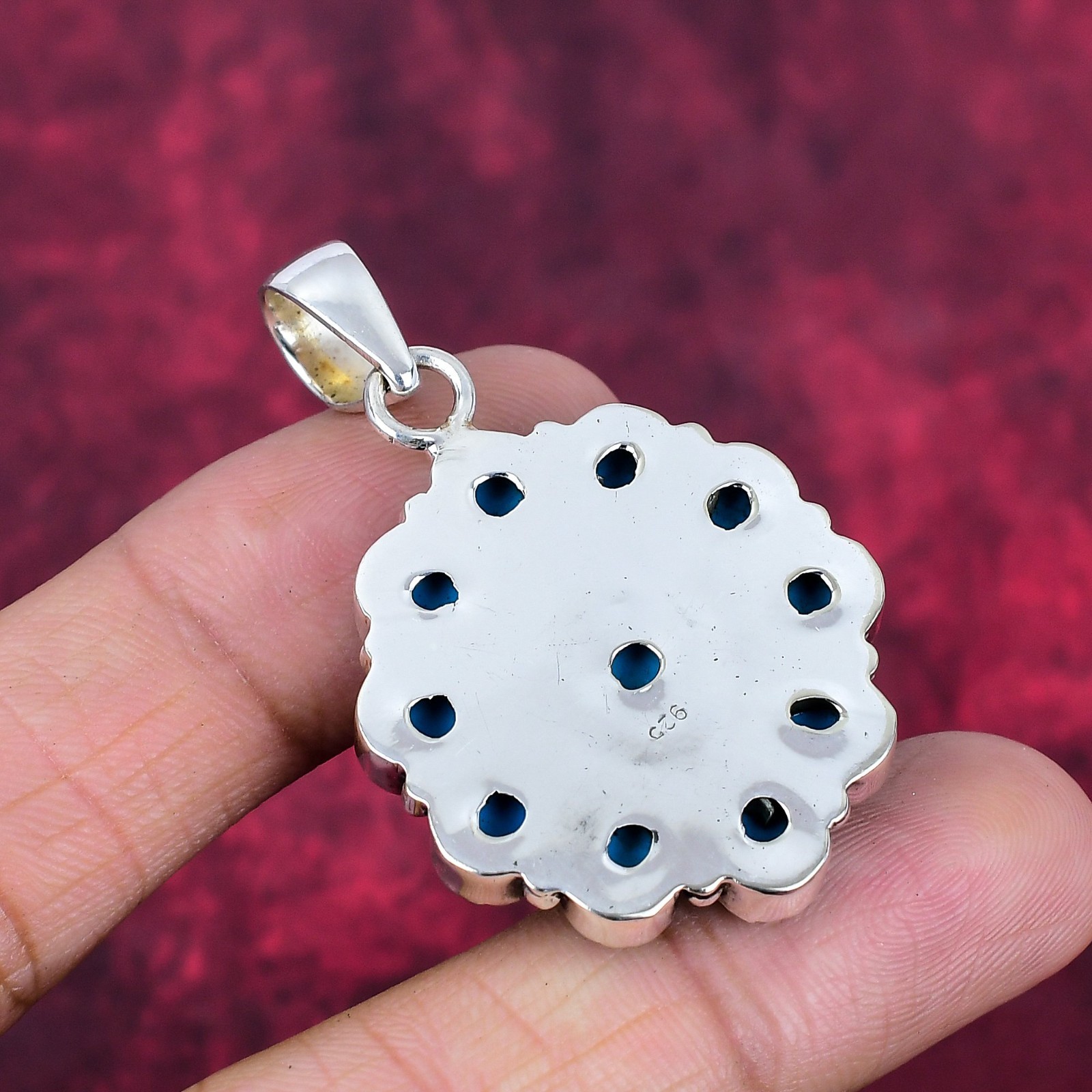 Sleeping Turquoise Gemstones Handmade 925 Sterling Silver Pendant Jewelry Gifts