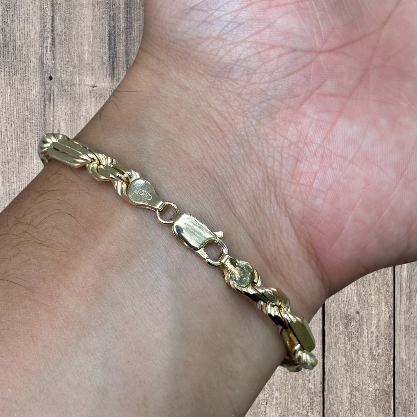 6mm Figarope Milano Bracelet – Solid 925 Sterling Silver Or 14k Gold Vermeil