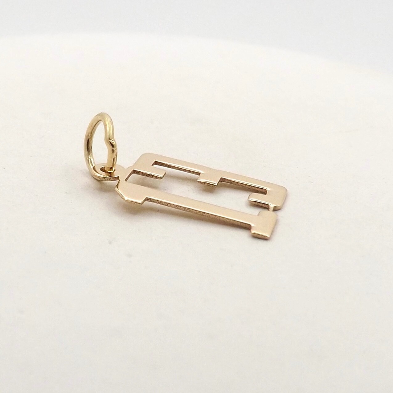 14k Gold Birthday Anniversary Sports Jersey Number 13 Lucky Charm Pendant New
