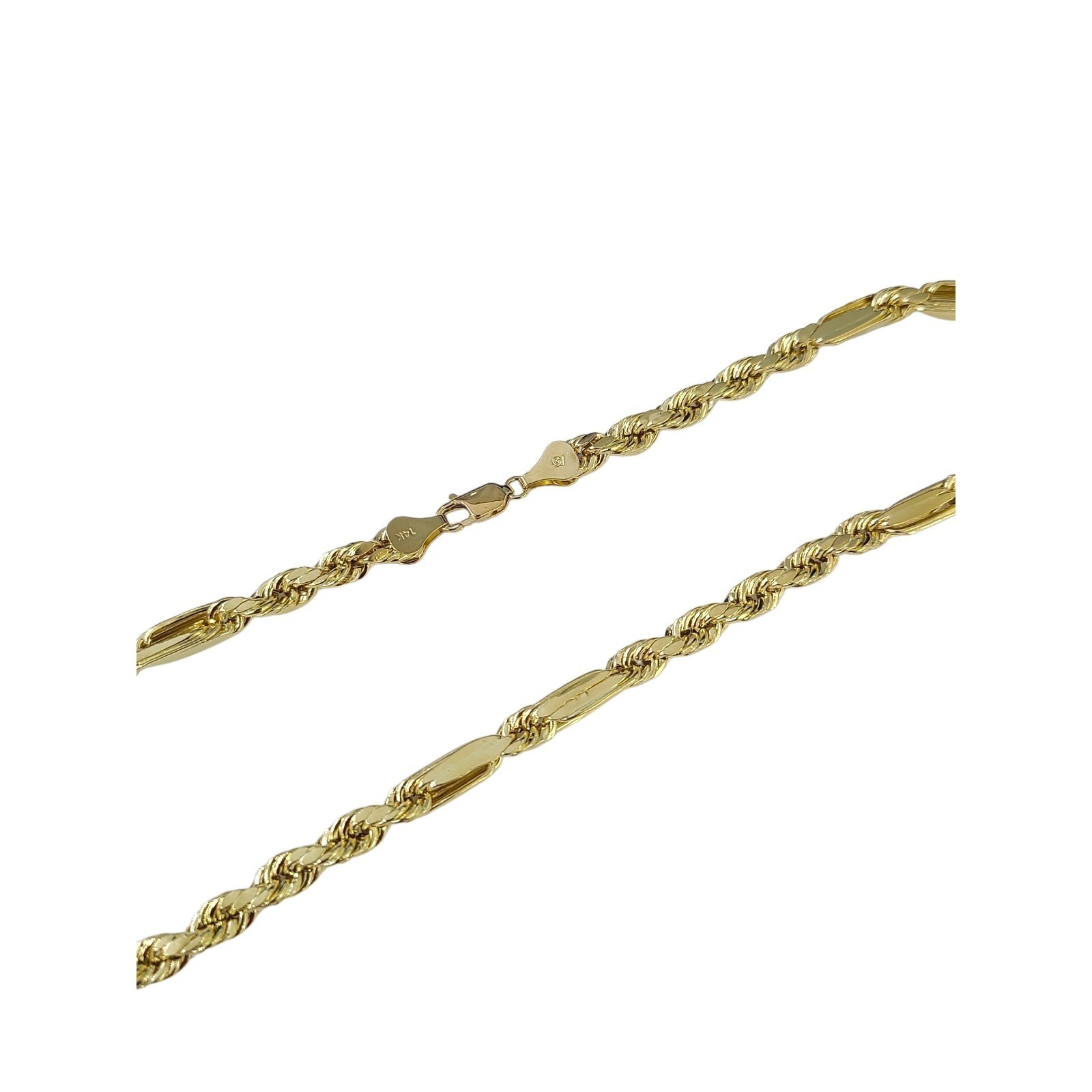 Real 14k Yellow Gold Milano Rope Chain 6mm Necklace 18″-30″ in Men Women