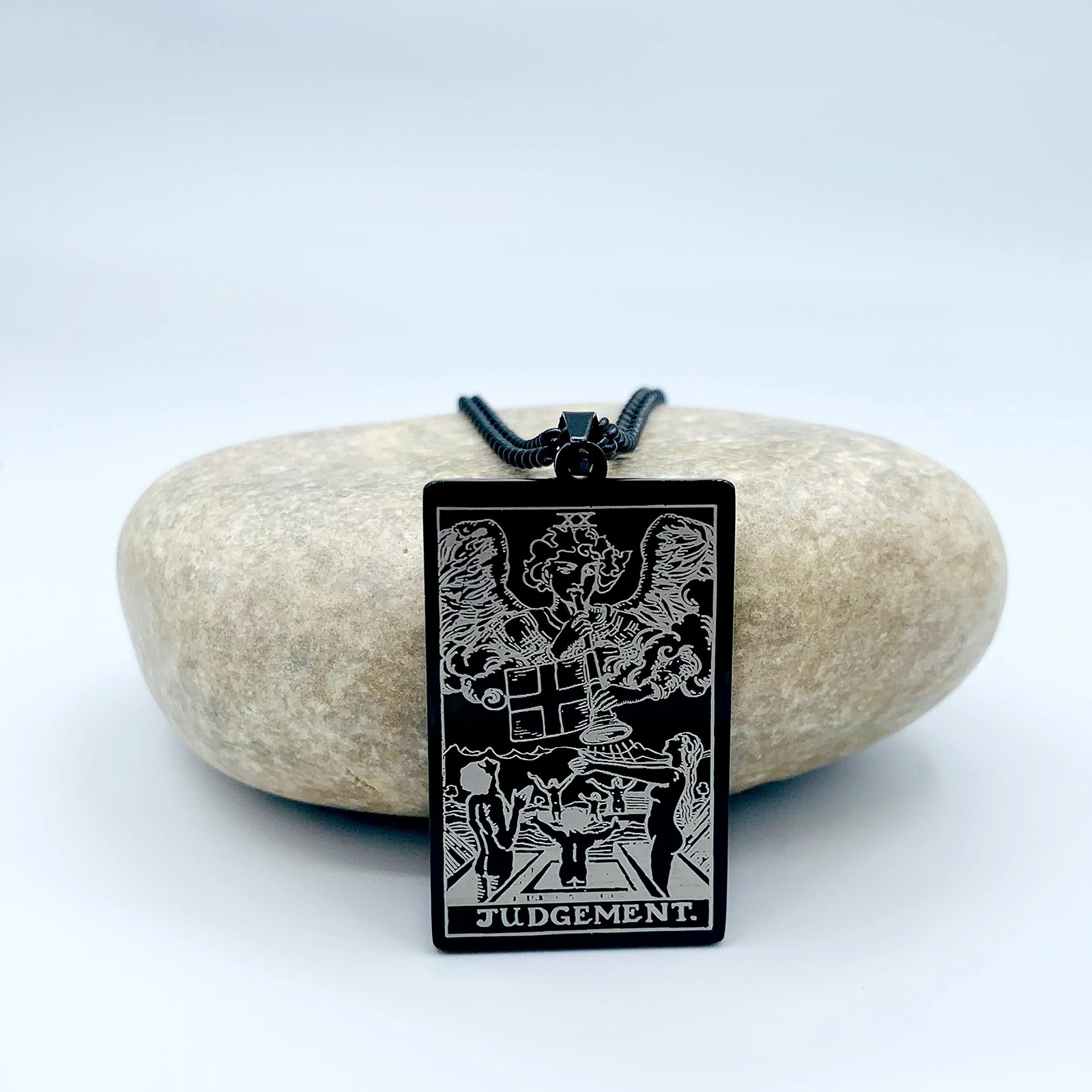 Judgement Chain Necklace – Tarot Necklace – Hip Hop Bikers Jewelry (Judgement)