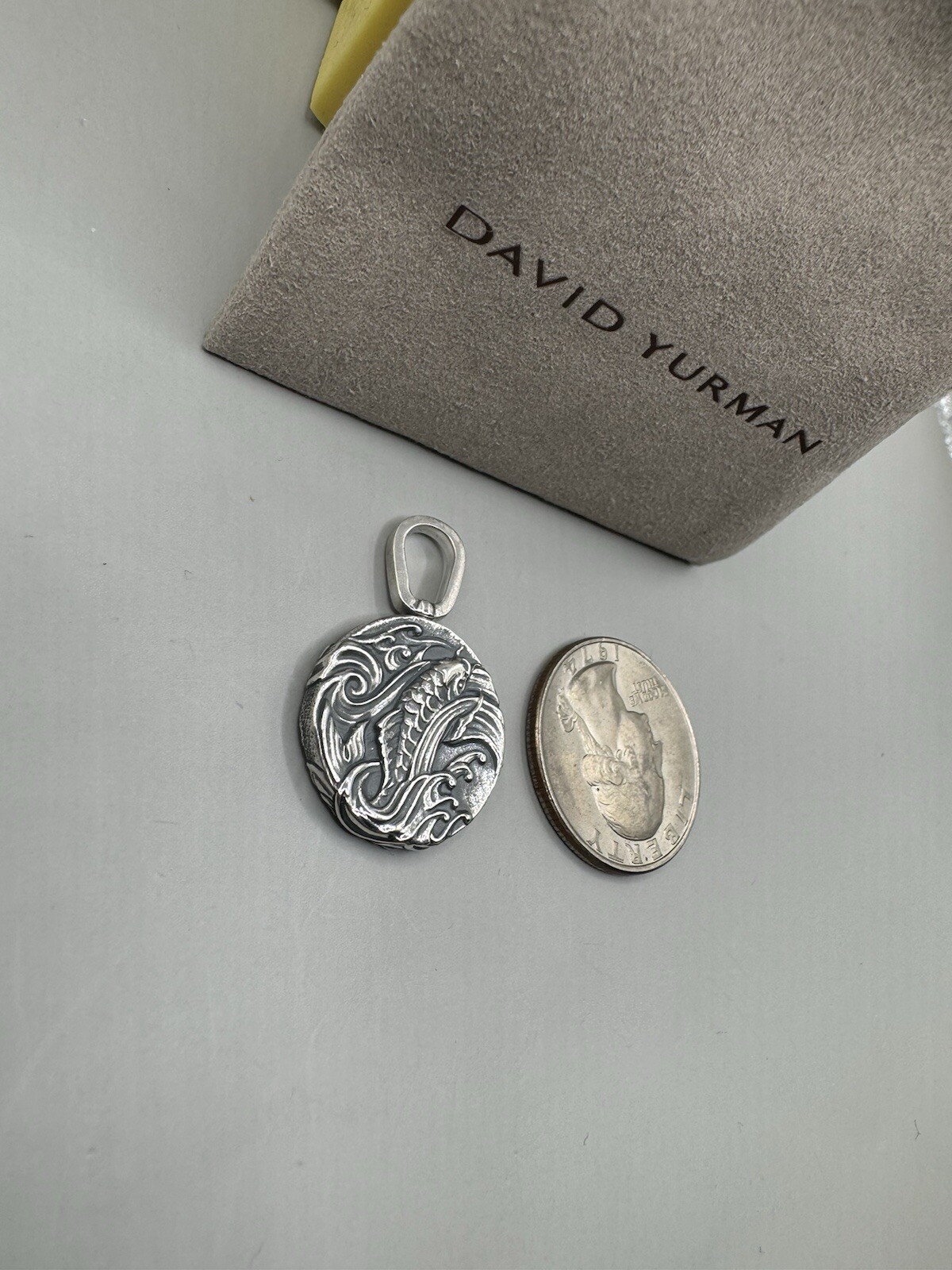 David Yurman Dragon Amulet Pendant in Sterling Silver