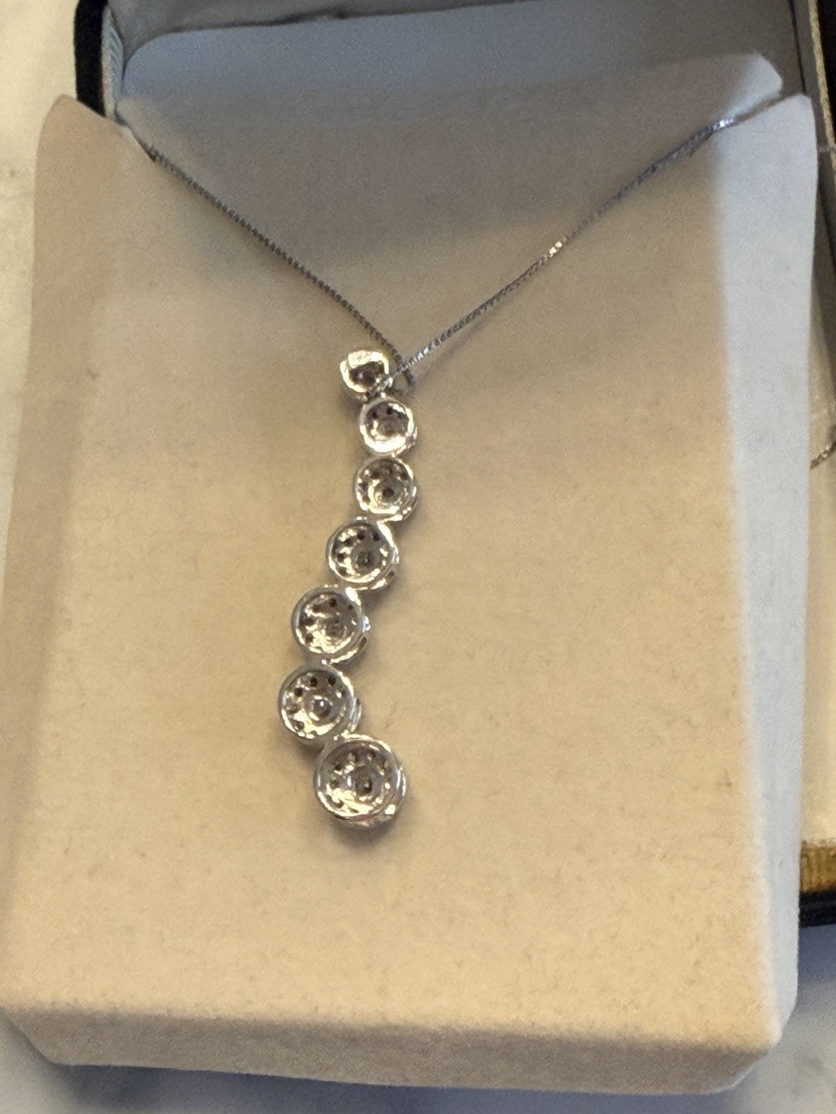 1 CT. T.W. Journey Multi-diamond Flower Pendant In 10K White Gold