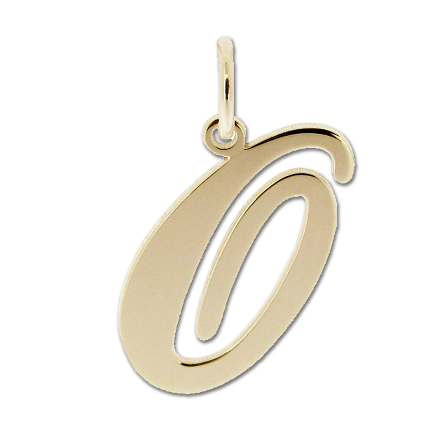 9ct Gold Plated Any Initial Letter Name Pendant Charm Necklace & Chain Option