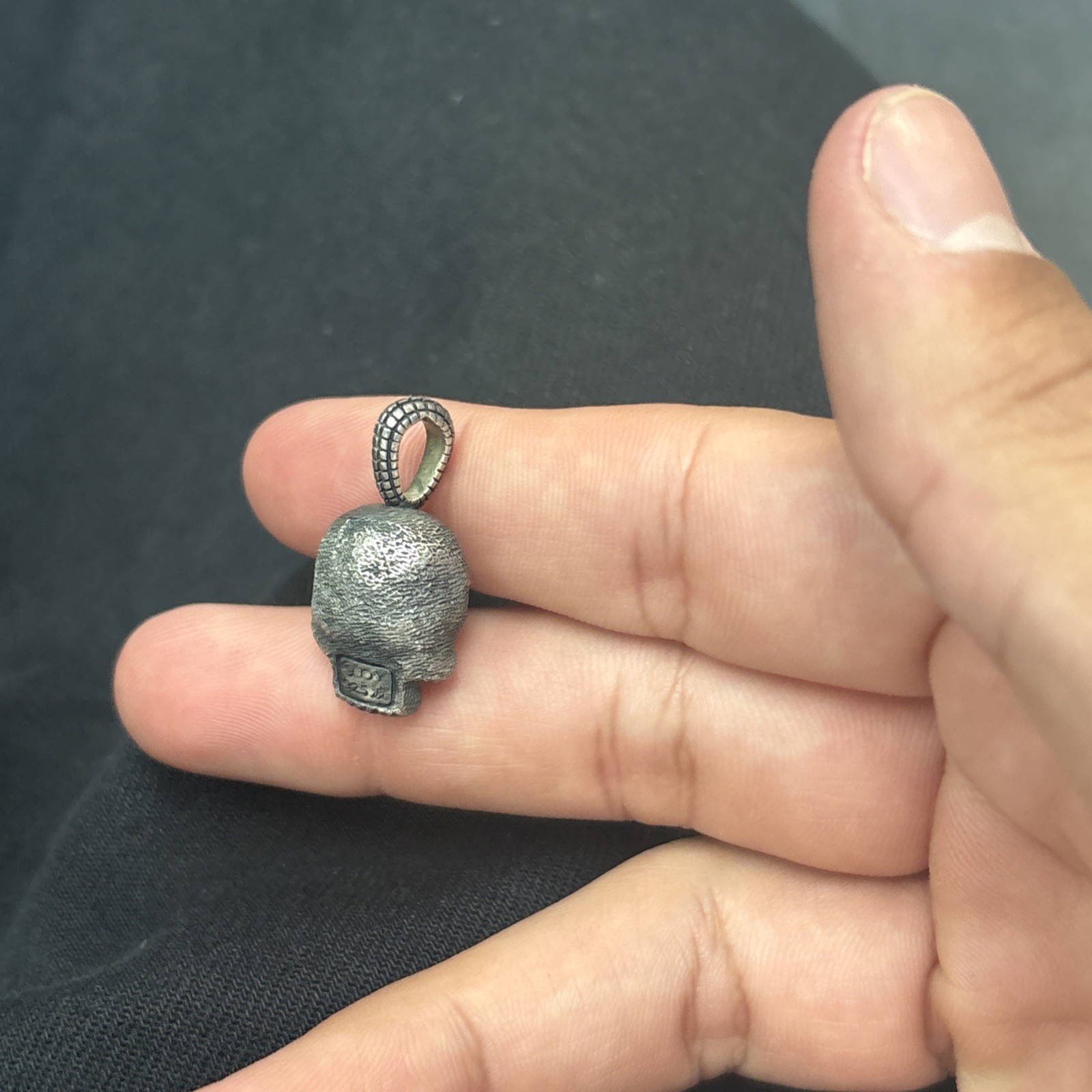 David Yurman Skull Pendant As Is 925 Sterling