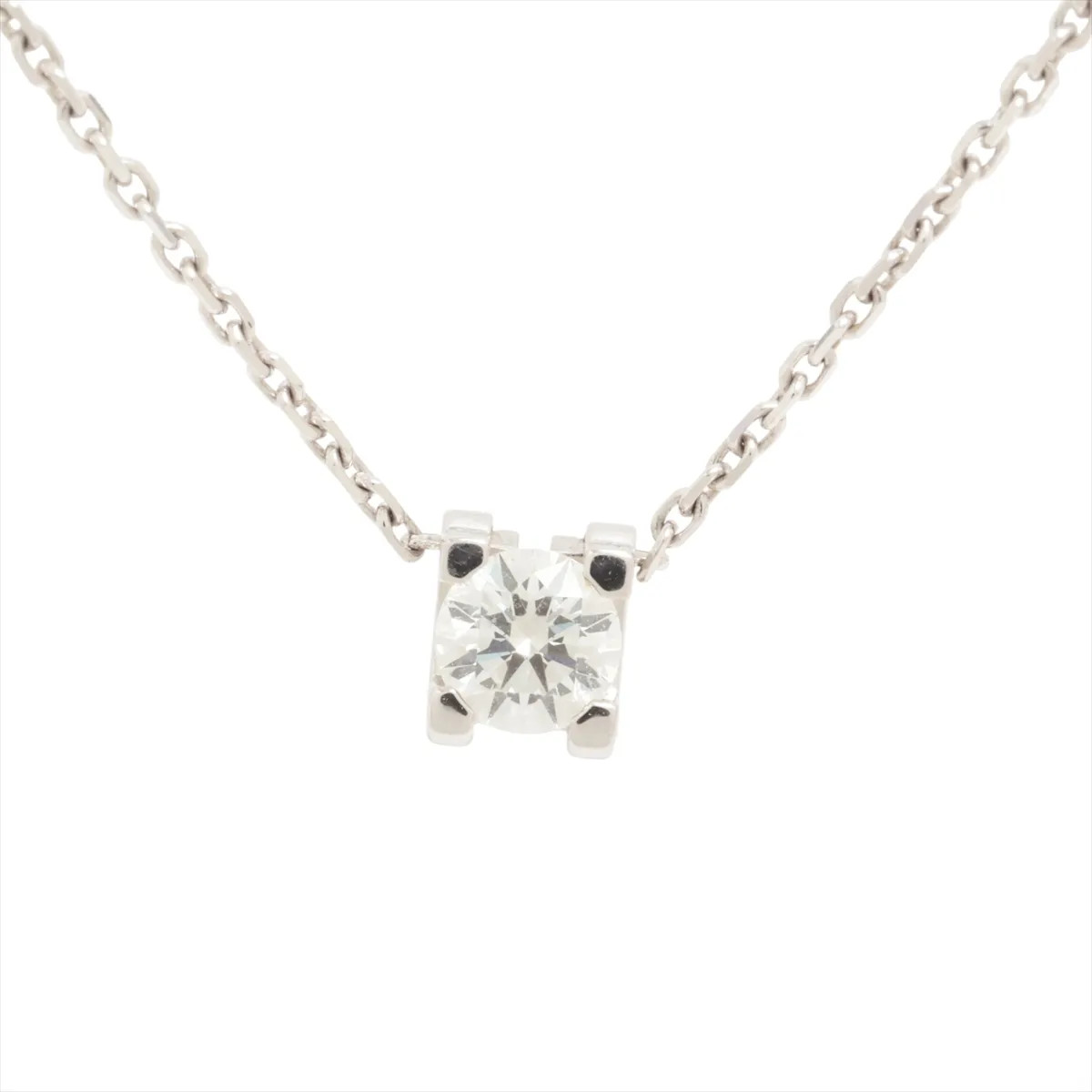 Cartier C de Cartier diamond Necklace 750(WG) 3.0g 0.24 G VS1 3EX NONE CRN741370