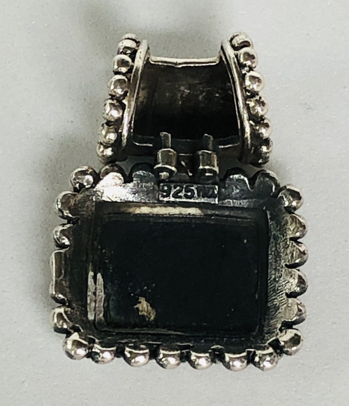 Solid 925 marked Silver Slide Pendant 8g