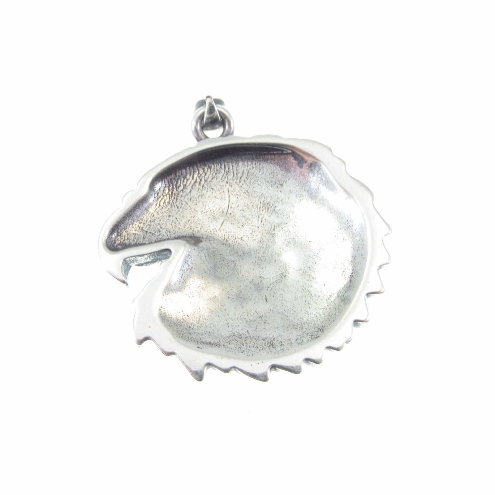 Handcrafted Solid 925 Sterling Silver Heraldic American Bald Eagle Head Pendant
