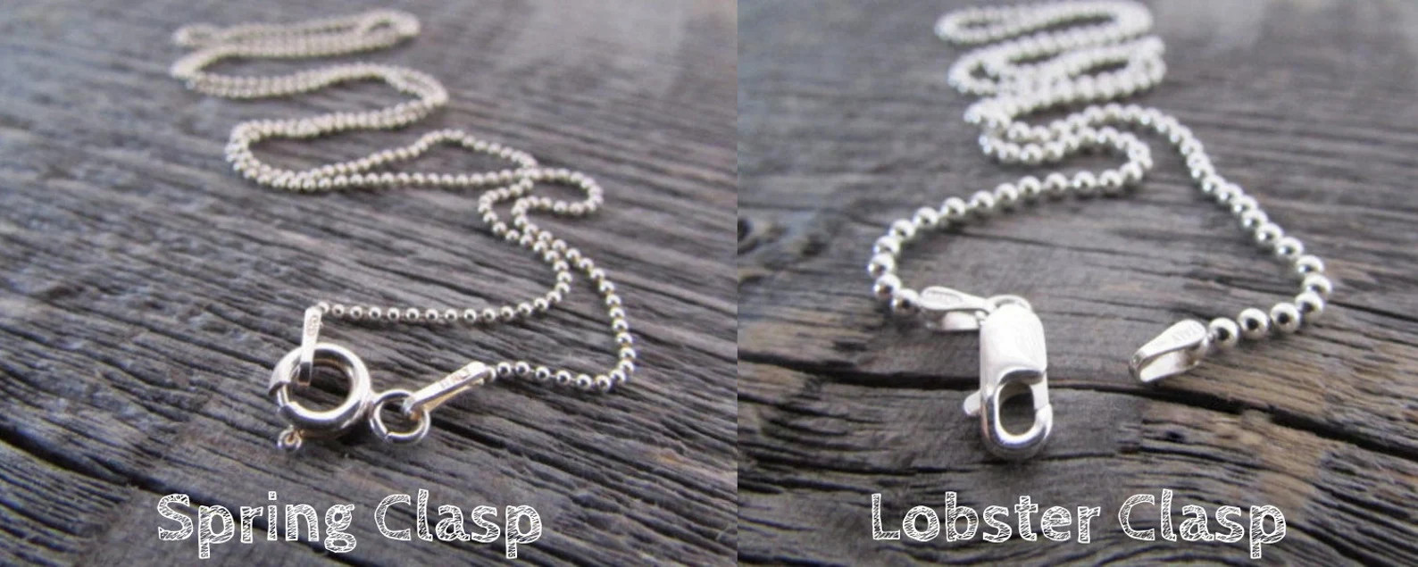 925 Sterling Silver Ball Chain Necklace 1.2mm-5mm 16-36 inch Dog Tag Chain