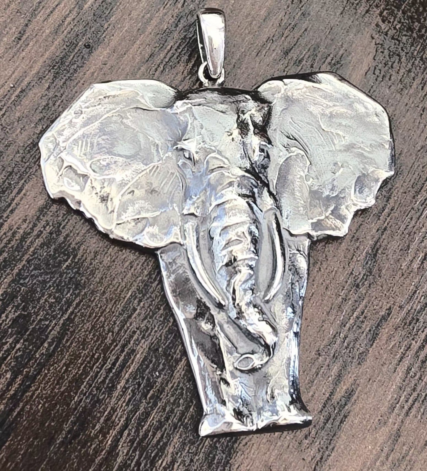 Retired James Avery MASSIVE Elephant Pendant HEAVY 20.05 Grams