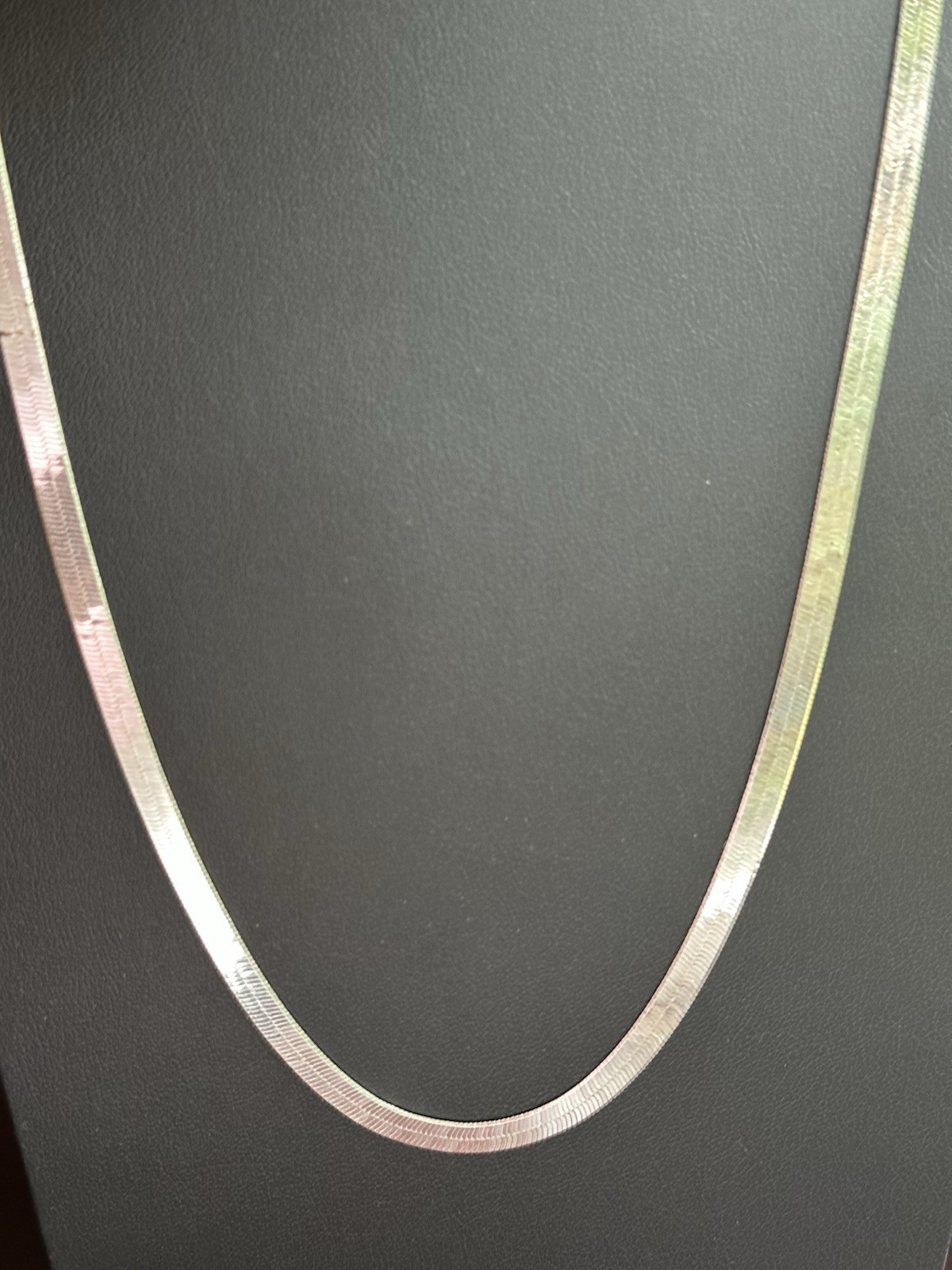 Milor Italy 925 Sterling Silver 30.25” 5mm Herringbone Chain Necklace 20.6g