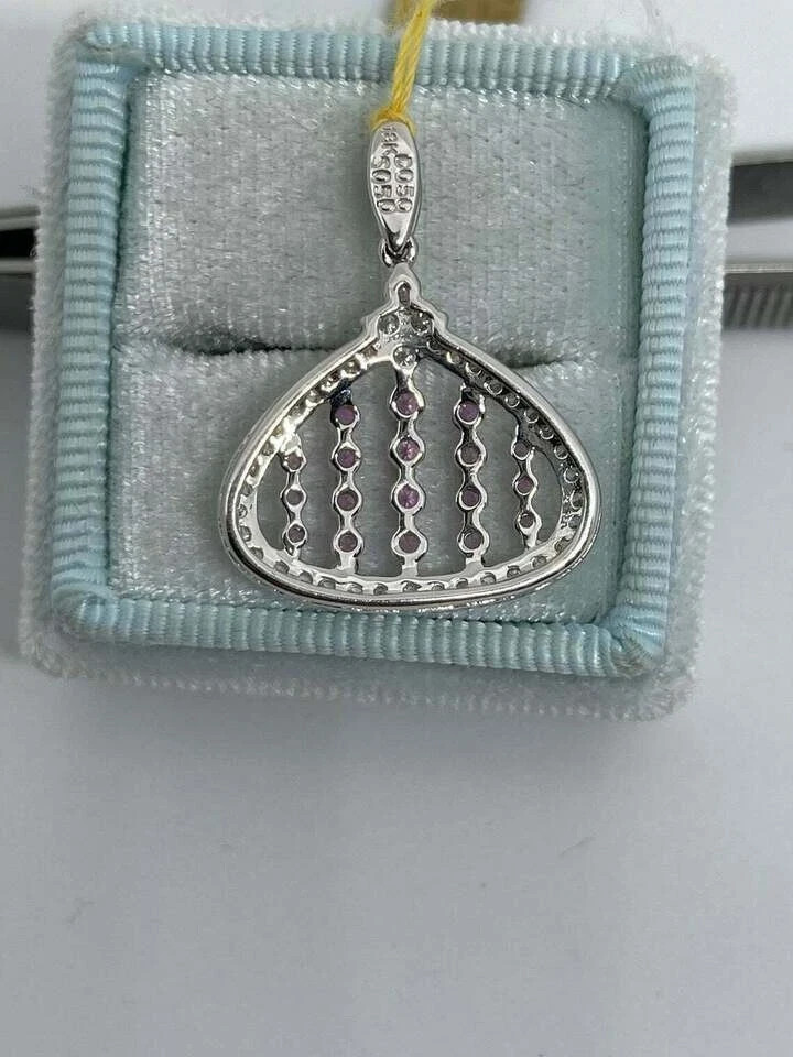 4 Ct Pear Cut Green Emerald Solitaire Pendant 14K Yellow Gold Finish Free Chain