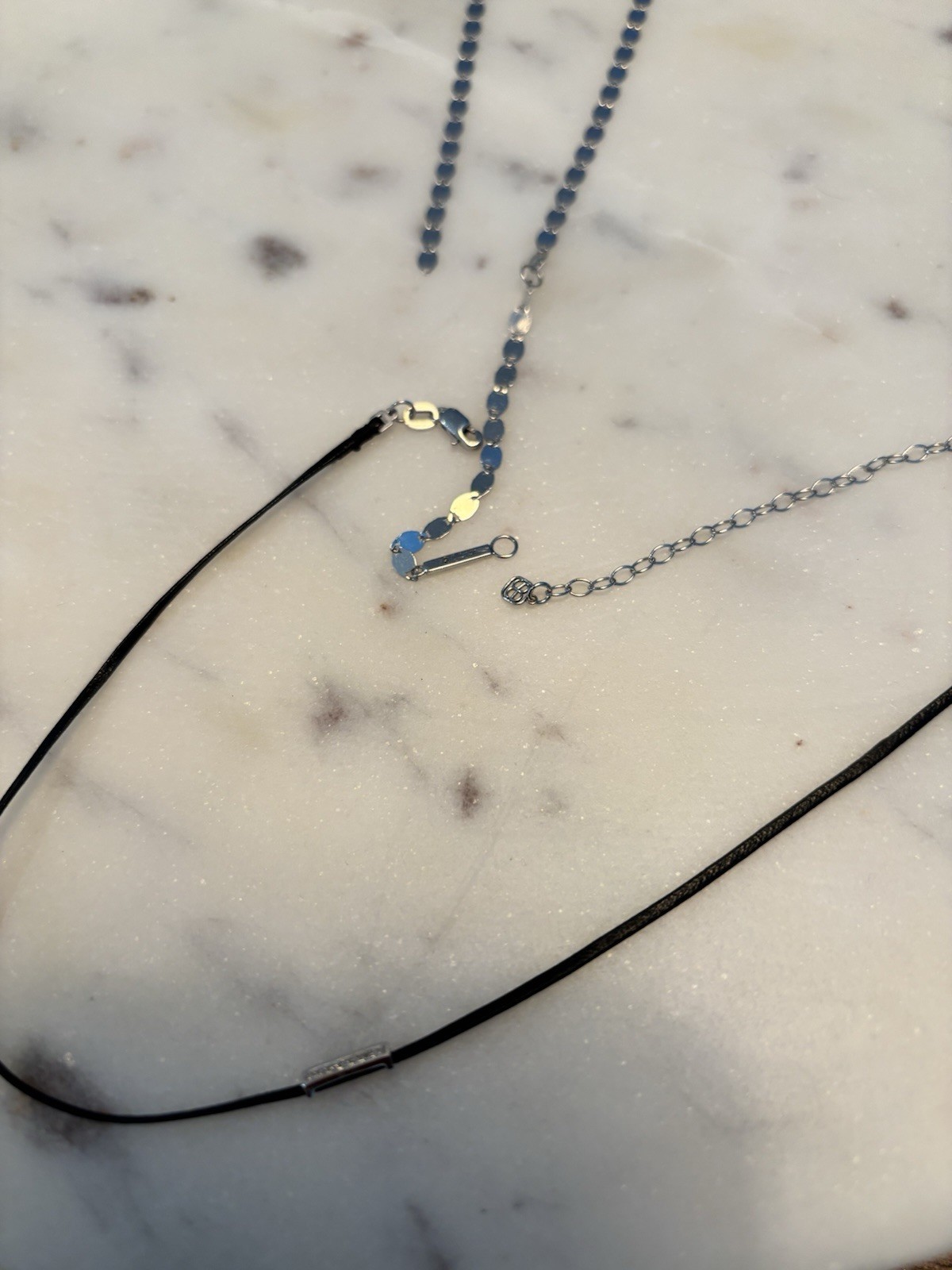 Lana 14k White Gold Lariat Necklace And Sydney Evan Choker Set