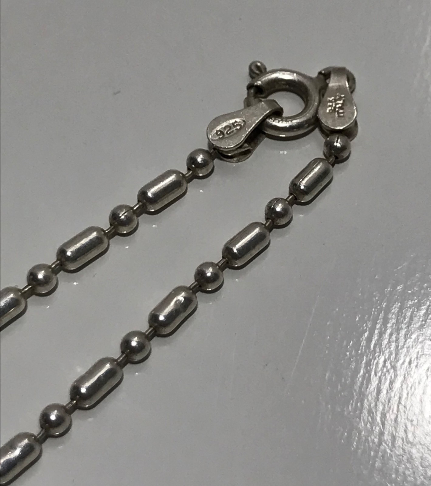David Yurman Sterling Silver Chevron Cross Pendant & Chain 18”