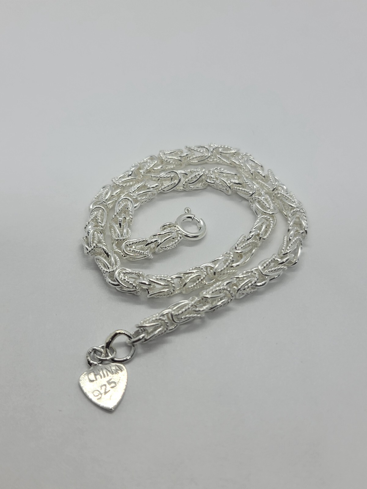 925 Sterling Silver Turkish Chain High Quality Necklace Bracelet 4mm Size 7″~30″