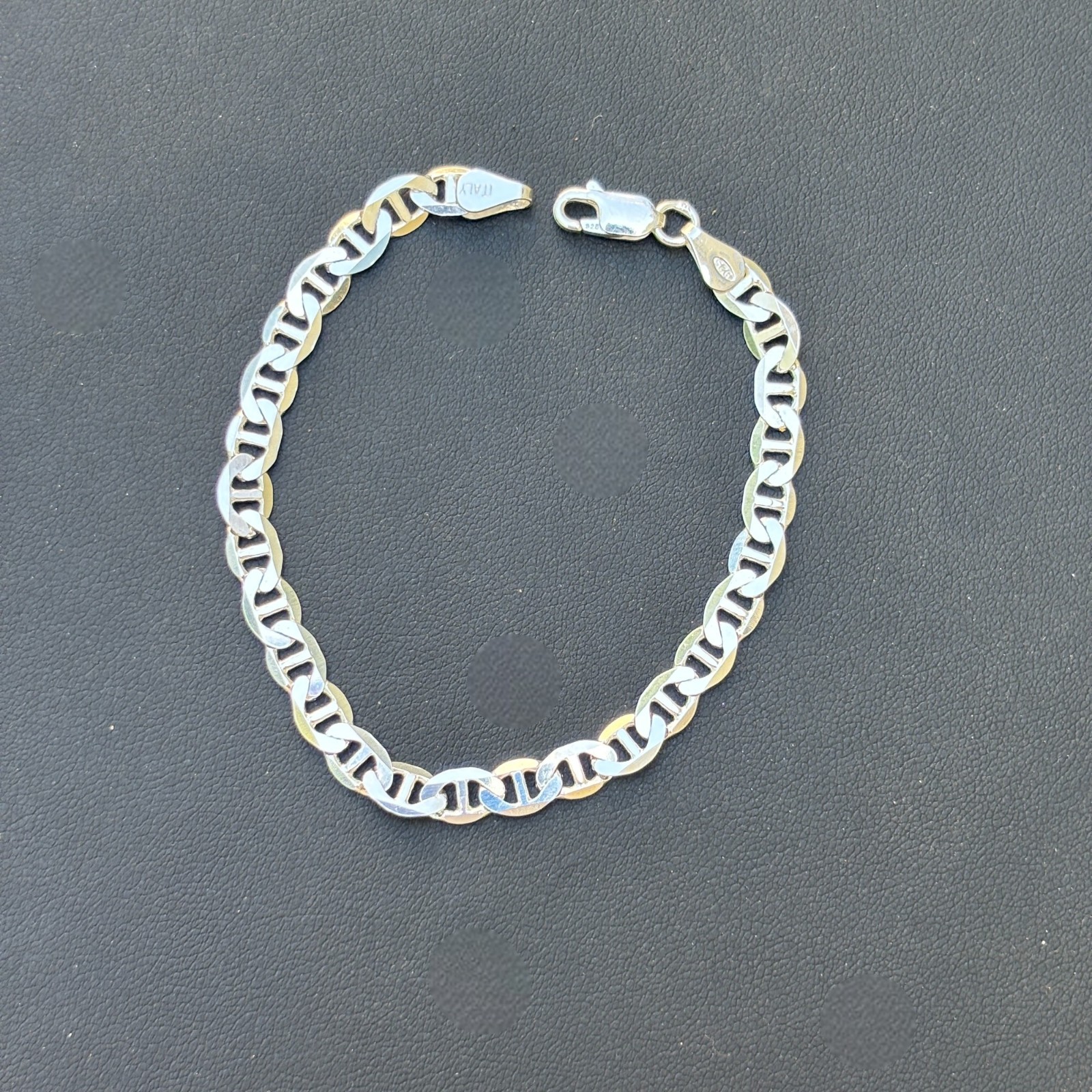 5mm Mariner Link Bracelet – Real Solid 925 Sterling Silver Or 14k Gold Vermeil