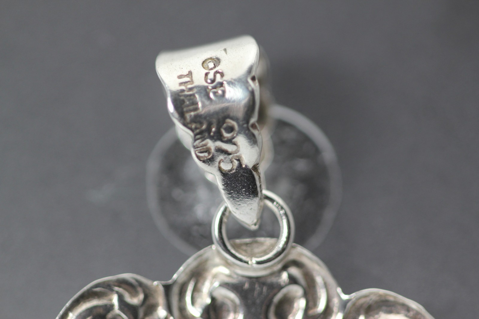 925 Sterling Silver Luggage Tag Pendant 3.5 Grams (PEN10238)