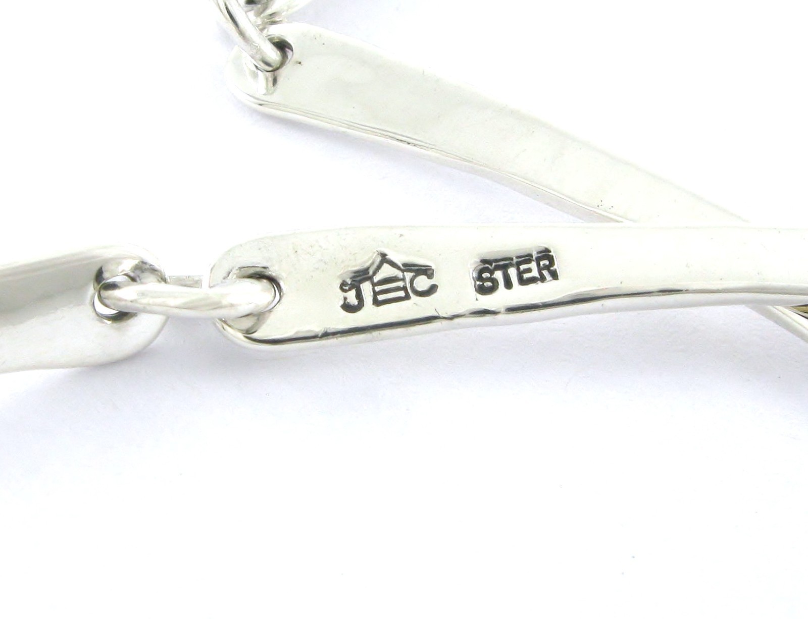 Jeep Collins Sterling Silver 925 Bar Link Chain 26.5″ Necklace 33.1G