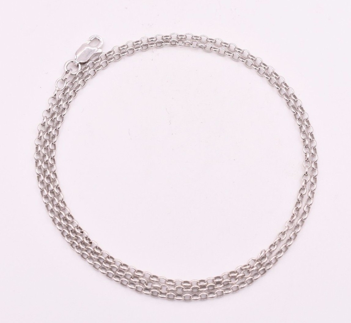 2mm Round Rolo Chain Necklace Real Solid 925 Sterling Silver ALL SIZES