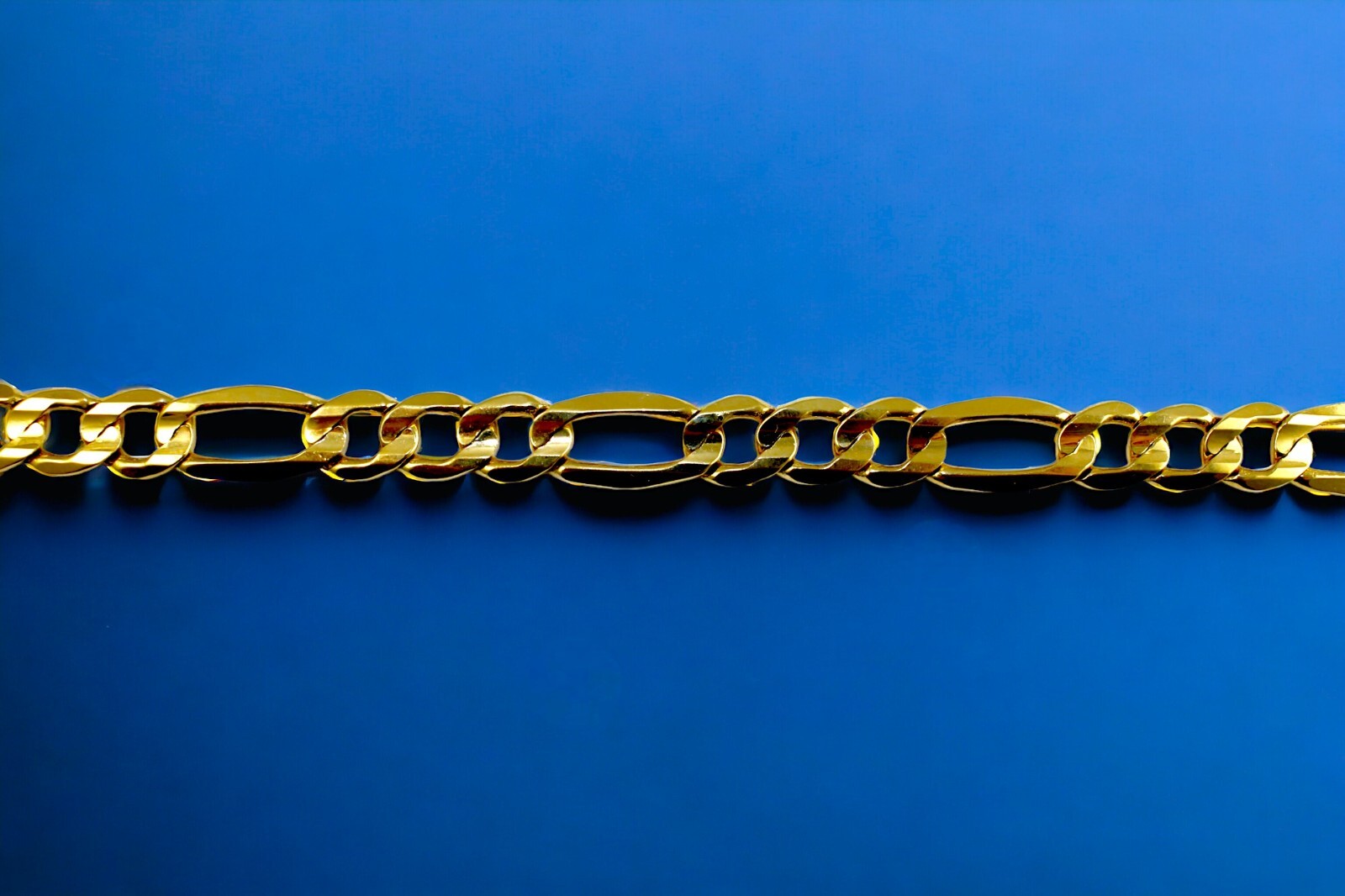 14K Yellow Gold 1.5mm-12mm Solid Figaro Chain Necklace Link All Sizes Real