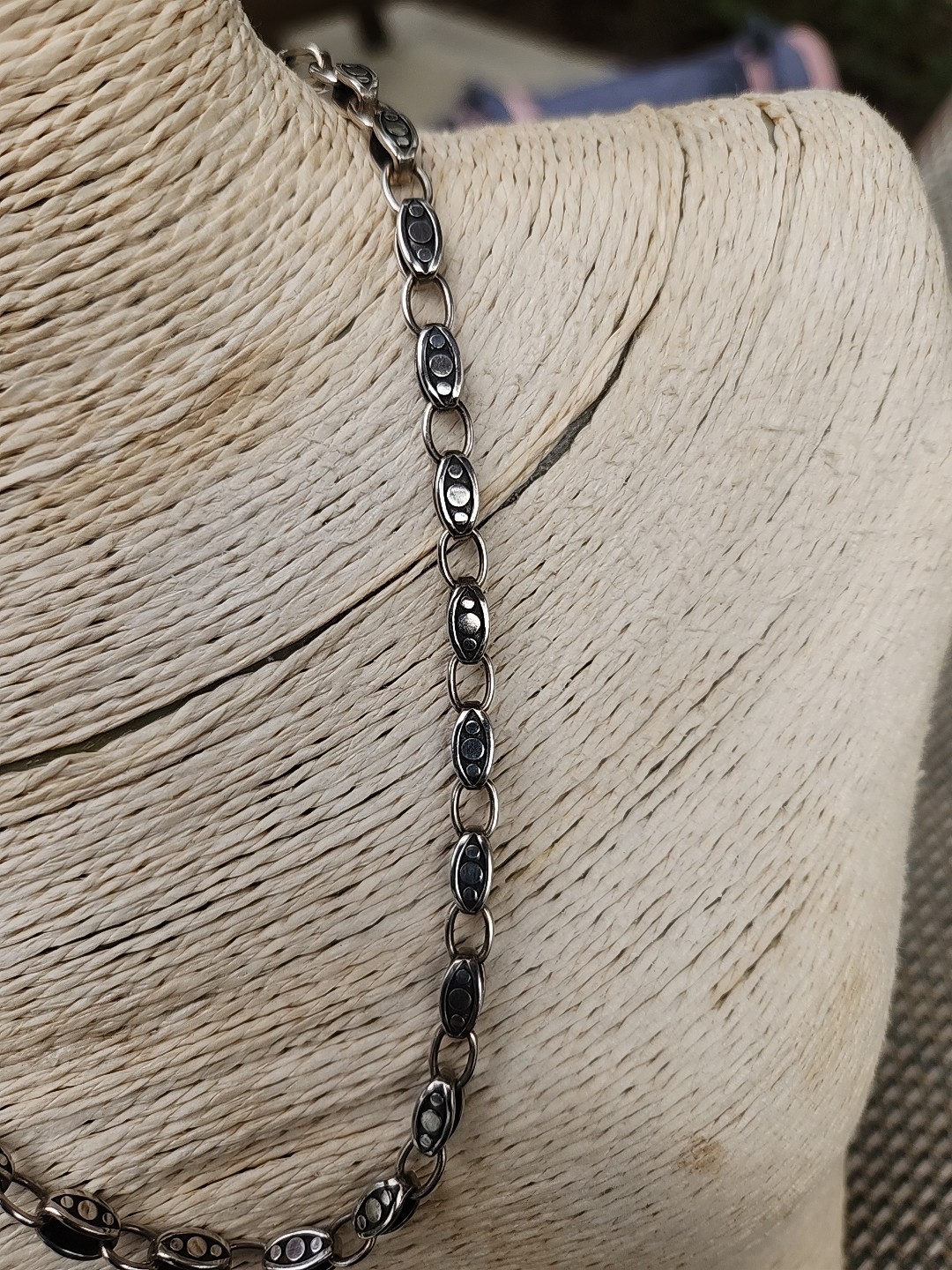 John Hardy Heavy 27.8. Gram Dot Necklace 18″ Long Nice! About 5.5mm