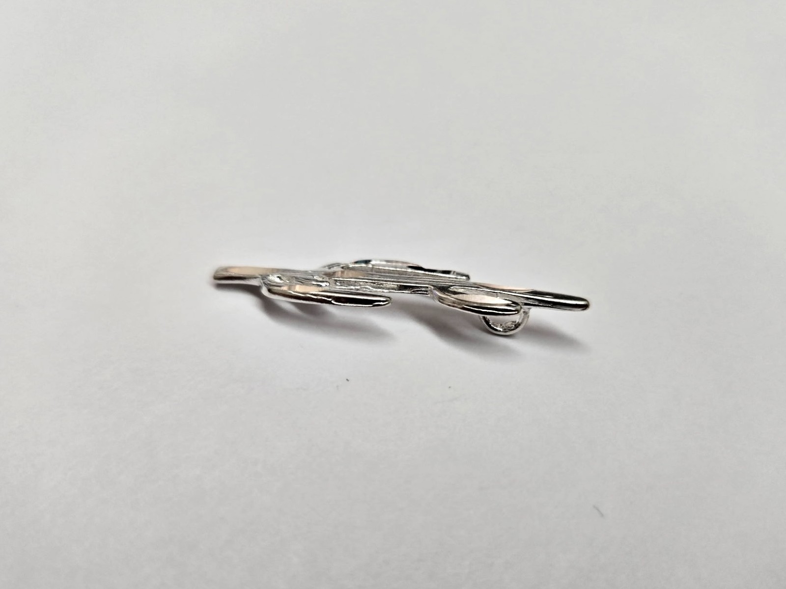 925 Sterling Silver Large Saguaro Cactus Pendant 1 1/2 Inch (38mm) Tall