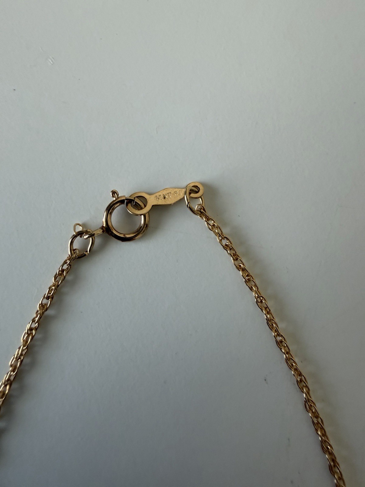 Cable Chain Necklace 14k Gold-filled G.F Made in USA 19-inch