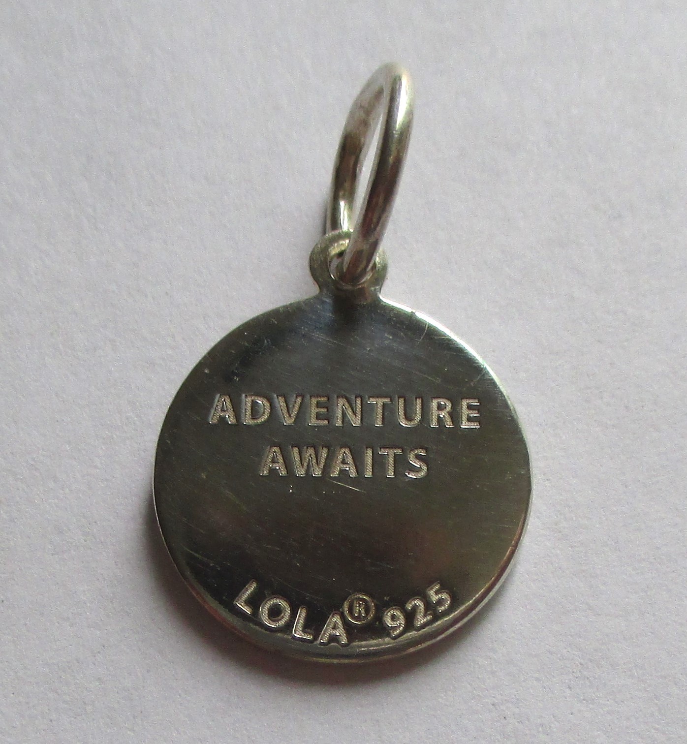 STERLING SILVER ENAMEL ADVENTURE AWAITS SEA TURTLE CHARM PENDANT LOLA 925
