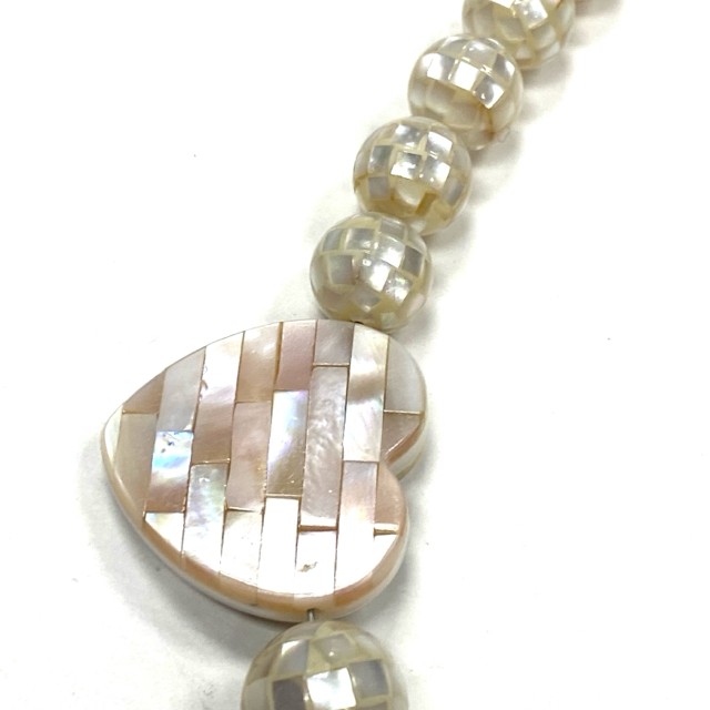 Jay King Abalone Mother of Pearl Reversible Necklace