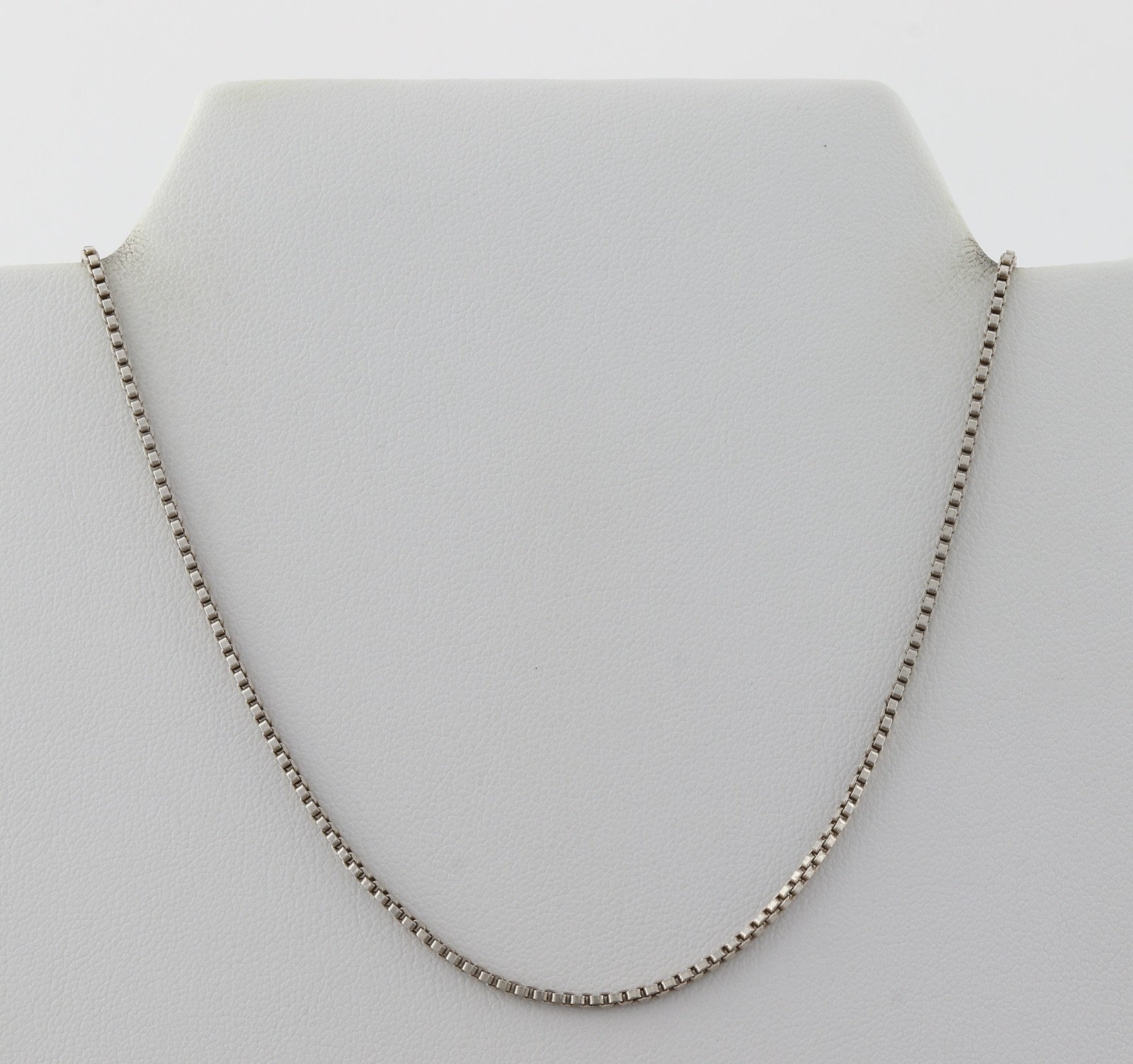 Sterling Silver Box Chain Necklace 20 1/2″ inch 1.4mm