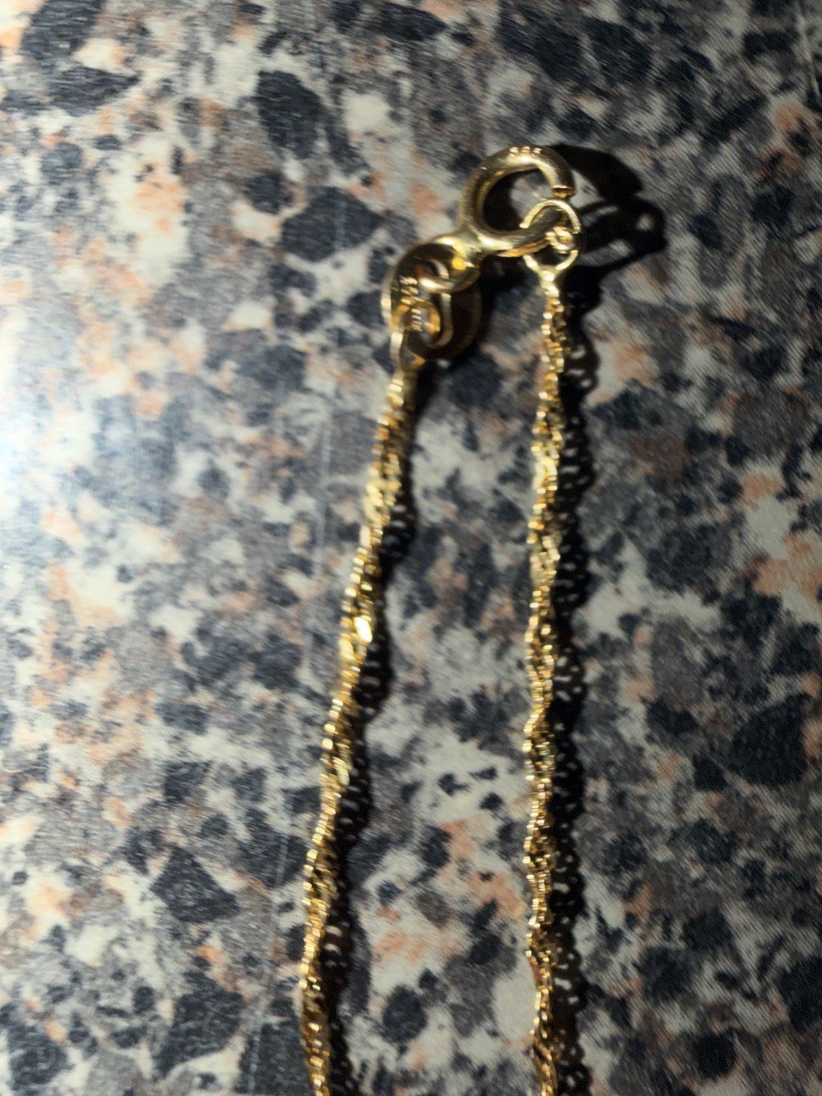 Solid 14k Yellow Gold Serpentine necklace. 2mm 20 inch 1.8G