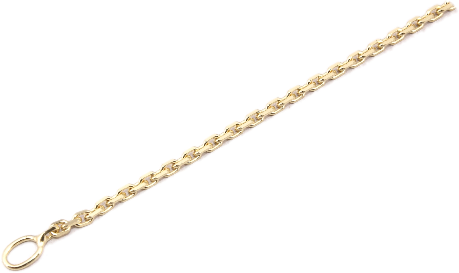 Anchor Chain Diamond-Cut Gold 333 0 1/16in 17 23/32in Yellow Solid 8 K Unise