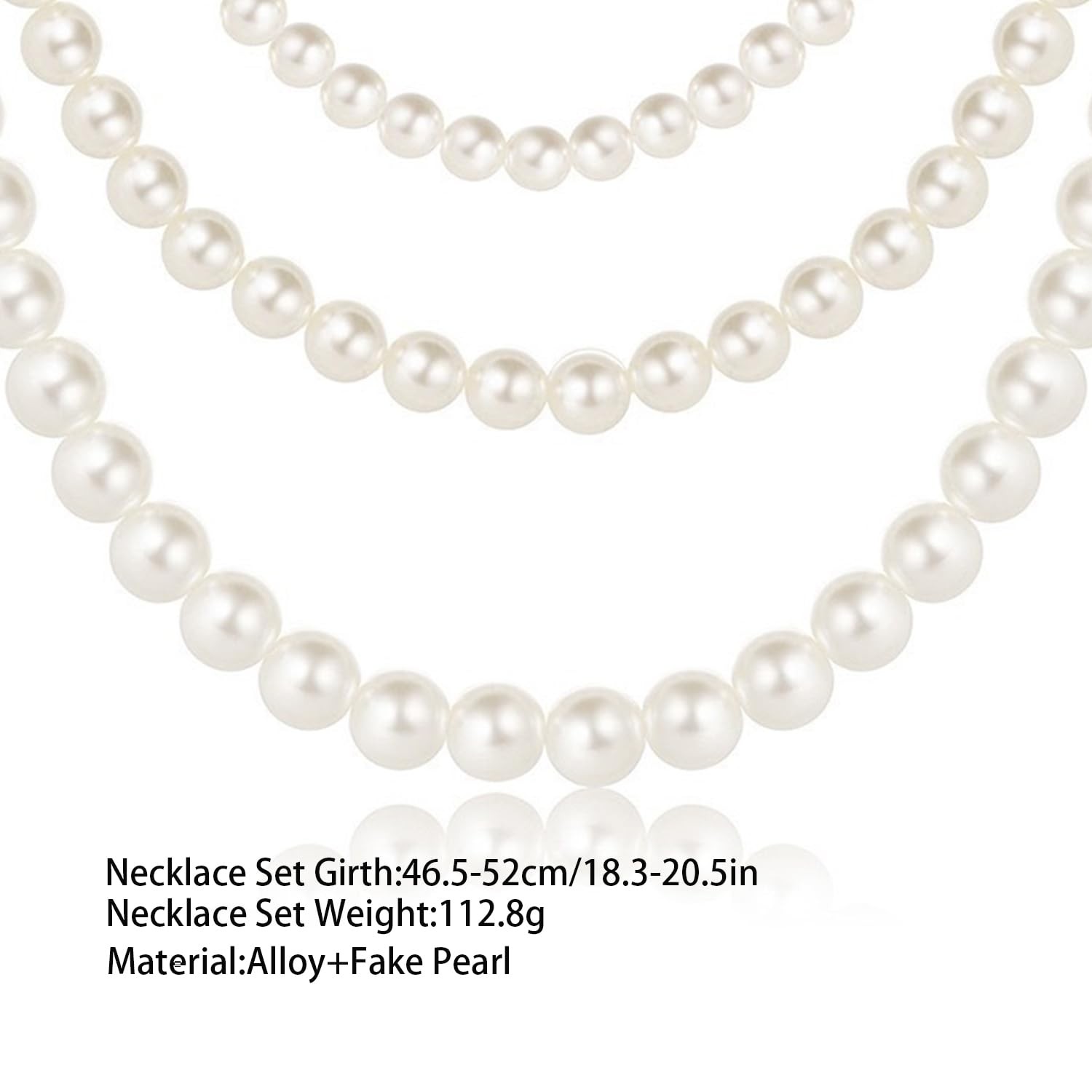 Boho Round Pearl Choker Necklace – Stackable, Adjustable, Statement Bride Choker