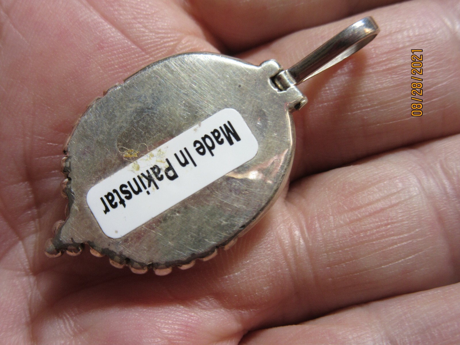 Natural Rhodochrosite 925 Sterling Silver Pendant Jewelry US seller RSP-6