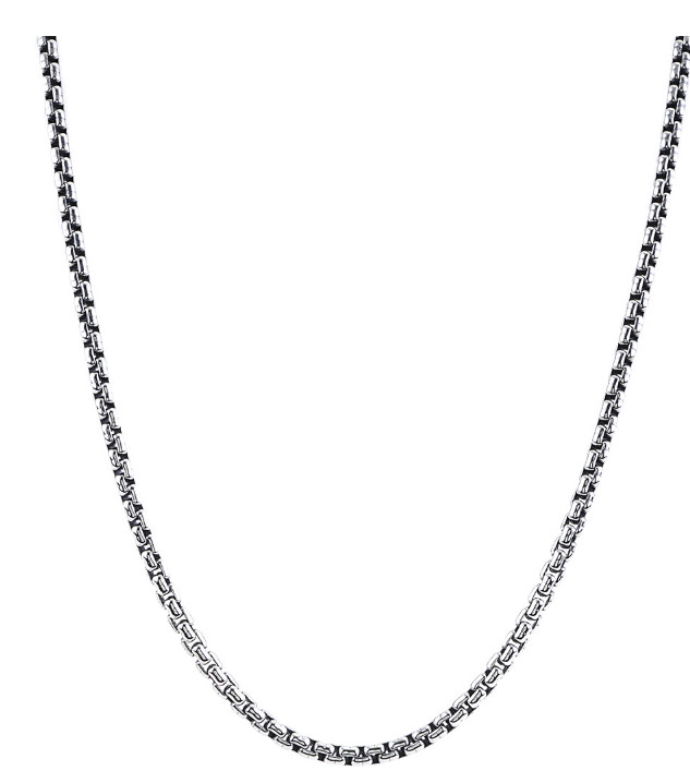 DAVID YURMAN 26 INCH 3.6MM ROUND BOX CHAIN NECKLACE .925 STERLING SILVER