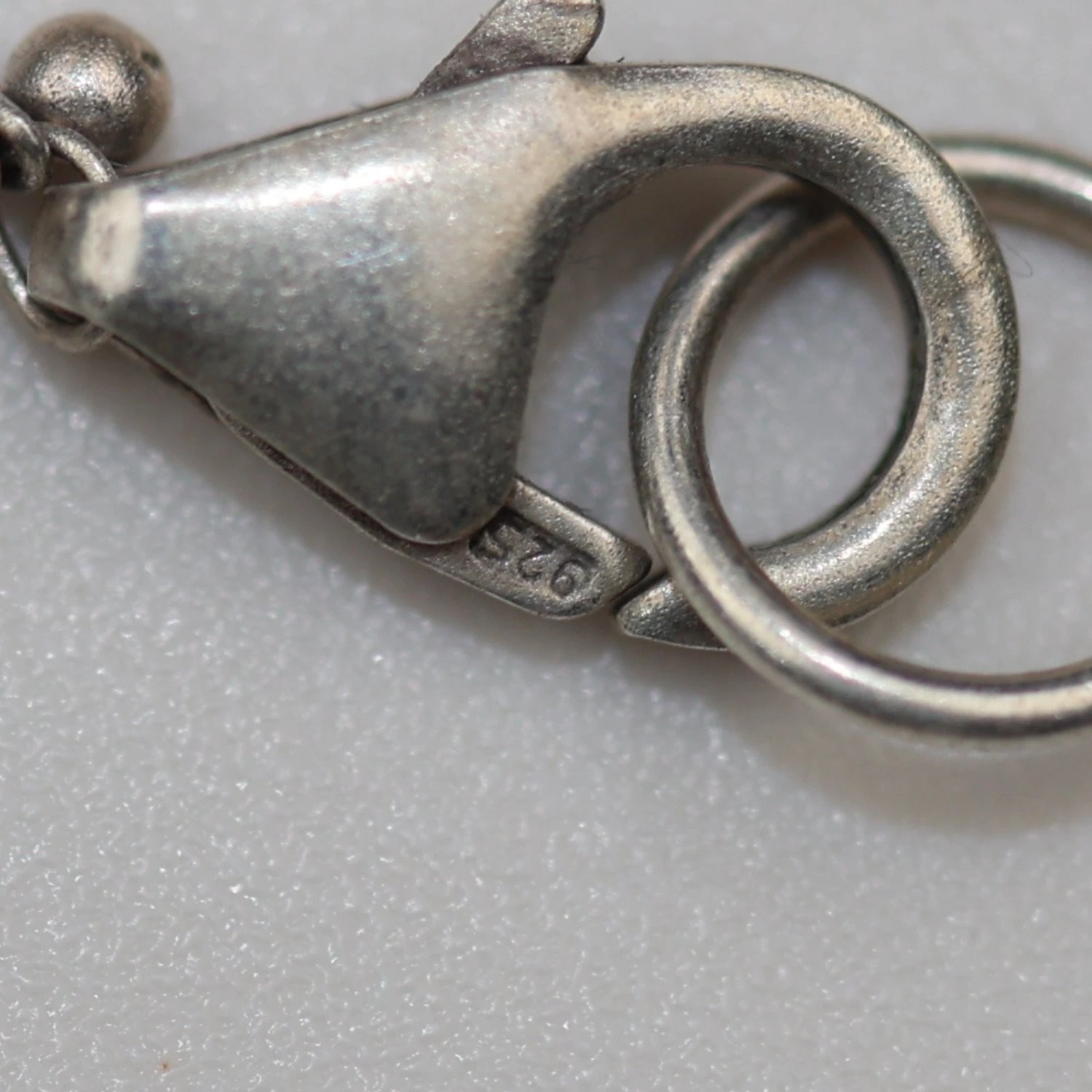Sterling Silver 925 Dangle Disc Bead Necklace 16 Inch Boho Jewelry 3.29g