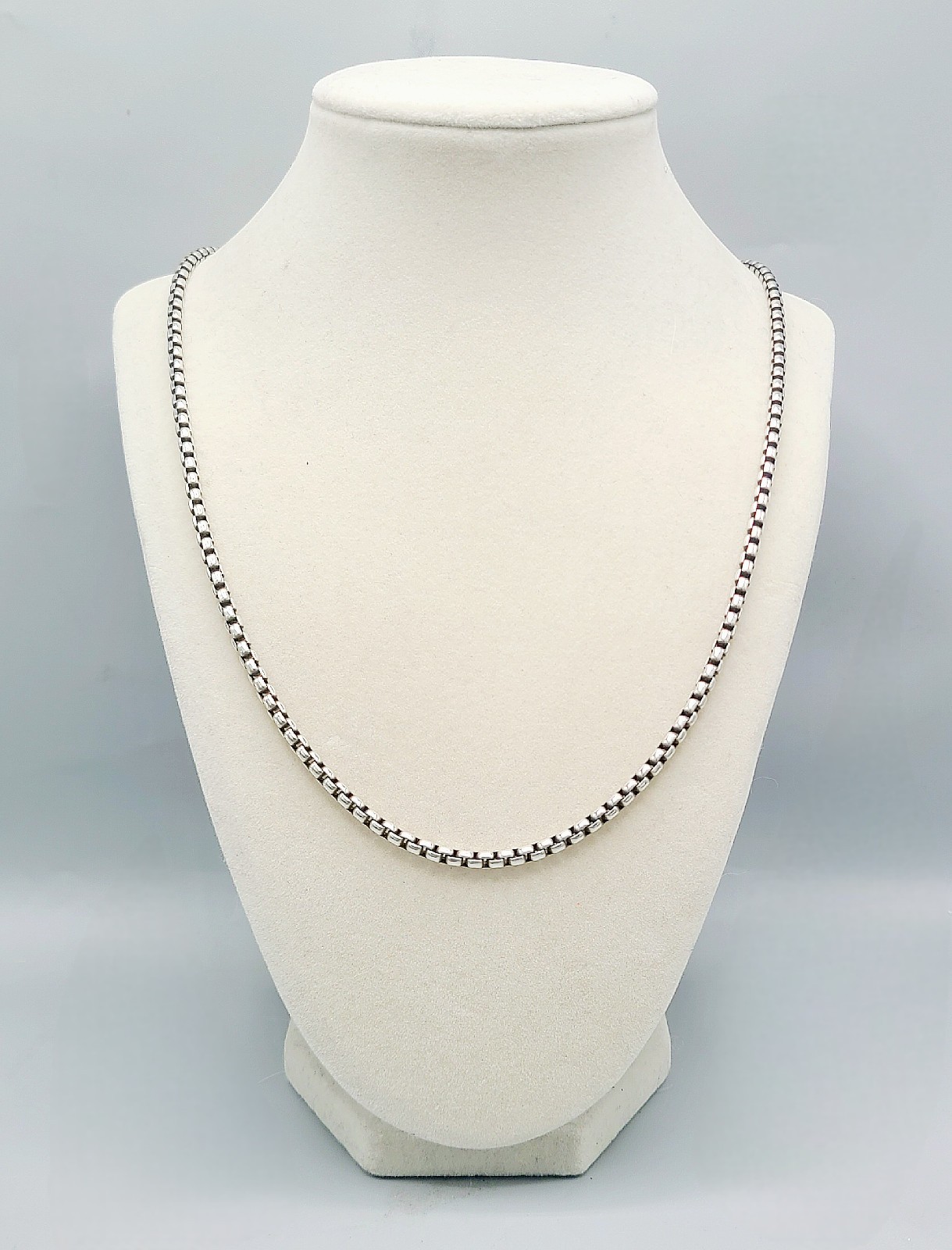 David Yurman Medium Box Chain Necklace – 3.6mm – 26″ – FREE SHIPPING