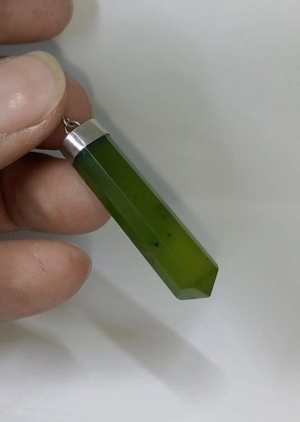 Top Quality Serpentine Pendant Sterling Silver Gemstone
