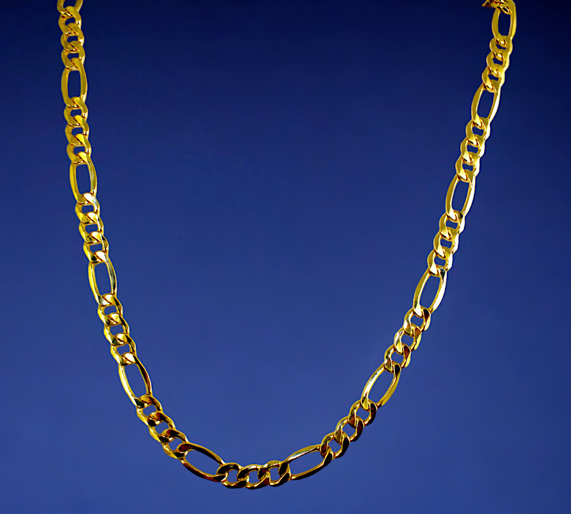 10K Yellow Gold SOLID Figaro Necklace Bracelet Chain Italian Real 2-11mm 7″-30″