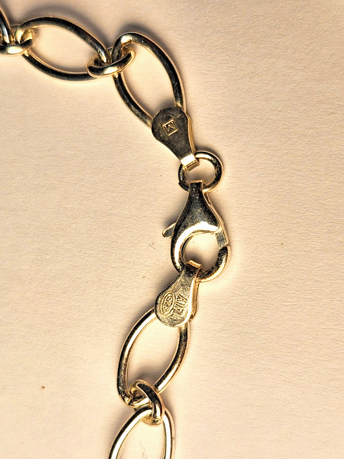 Silver Heart Pendant 16″ Chain 925 Italy 21g Silver