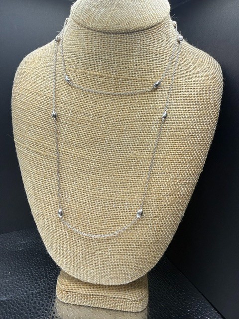 925 Sterling Silver Necklace 36in